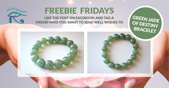 Freebie Fridays: Green Jade of Destiny Bracelet.